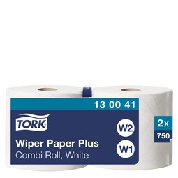 Tork Wiping Paper Plus White 255M 750 Sheet