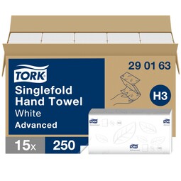 Tork Soft Singlefold Hand Towels White
