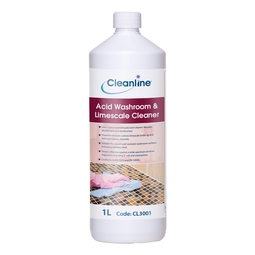 Cleanline Acid Washroom & Limescale Cleaner 1 Litre (Case 6)