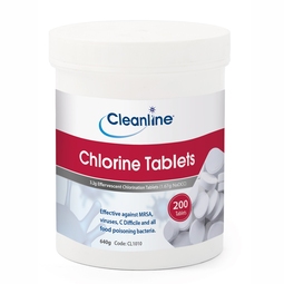 Cleanline Chlorine Tablets 3.2G (1.67G NaDCC) (Pack 200 Tablets)