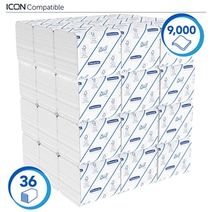 KC Scott Bulk Pack Toilet Tissue White 250 Sheet (Case 36)