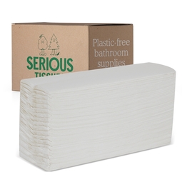 Serious Tissues 100% Recycled C-Fold Hand Towel 1Ply White (Case 2880)