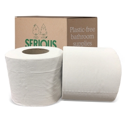 Serious Tissues 100% Recycled Toilet Tissue 2Ply 320 Sheet 90MM (Case 36)