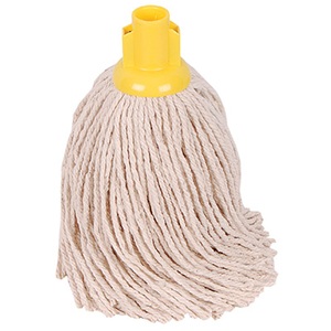 CleanWorks PY Socket Mop Yellow No14 (Pack 10)
