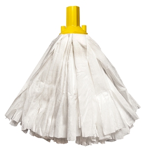 CleanWorks EX Non Woven Socket Mop Yellow 120G (Pack 10)