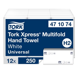 Tork Xpress Multifold Hand Towels White