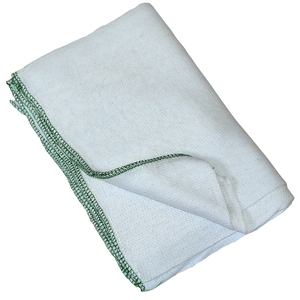 CleanWorks Stockinette Dishcloth Green (Pack 10)