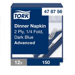 Tork Dinner Napkin Dark Blue