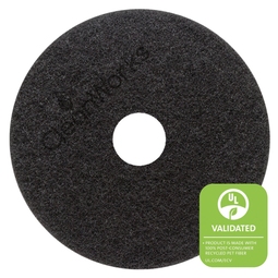 CleanWorks ProEco Stripping Floor Pad Black 19" (Case 5)