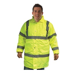 KeepSAFE High Visibility Road Safety Jacket Yellow Large