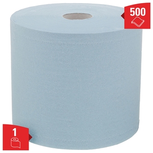 Wypall L20 Ext+ Wiper Roll Blue 500 Sheet 38x23.5CM