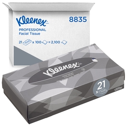 Kleenex Facial Tissue 2Ply White 100 Sheet (Case 21)
