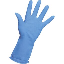 KeepCLEAN Rubber Household Glove Blue Medium