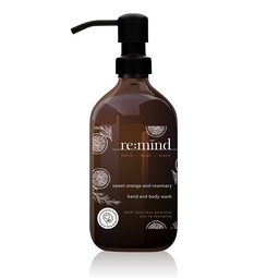 RE:MIND Refillable Forever Glass Hand & Body Wash Bottle 500ML