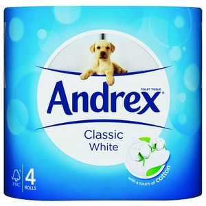Andrex Classic Toilet Tissue Roll