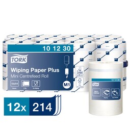 Tork Centrefeed Wiping Paper Plus White 75M
