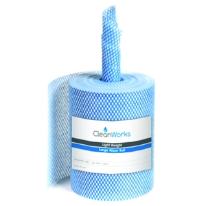 CleanWorks General-Purpose Roll-in-Box Cloth Blue