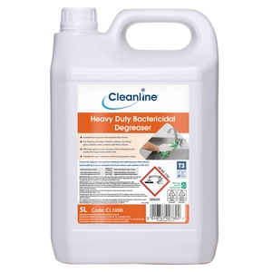 Cleanline Heavy Duty Bactericidal Degreaser 5 Litre (Case 4)
