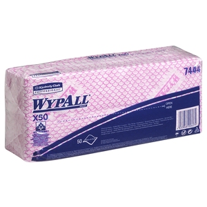 Wypall X50 Cleaning Cloth I/Fold Red (Case 6)