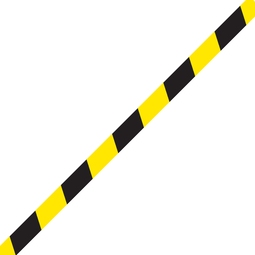Stripe Floor Sticker Yellow/Black 1000x50MM
