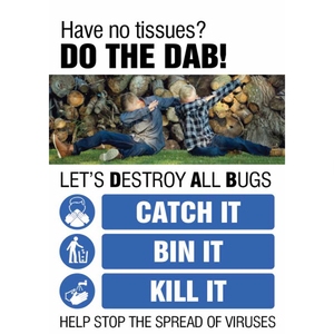 Have No Tissues Do the Dab Poster 420x594MM
