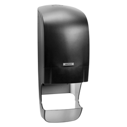 Katrin Plastic Dispenser with Core Catcher For System Toilet Roll Black