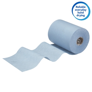 Scott Essent Slimroll Hand Towel 1Ply Blue 190M (Case 6)
