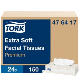 Tork Soft Facial Tissues White 150 Sheet