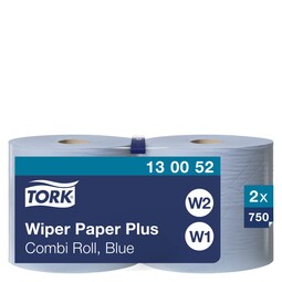 Tork Wiping Paper Plus Blue 255M
