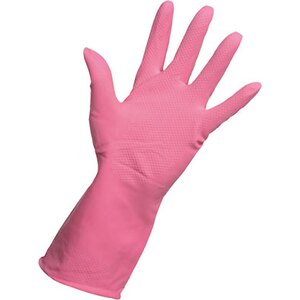 KeepCLEAN Rubber Household Glove Red Medium