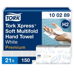 Tork Xpress Soft Multifold Hand Towels White