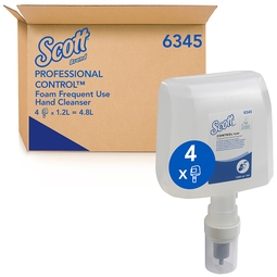 Scott Control Frequent Use Foam Hand Cleanser Electronic Refill Cassettes Clear 1.2 Litre