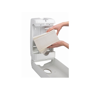 U7024 Aquarius Slimfold Hand Towel Dispenser White