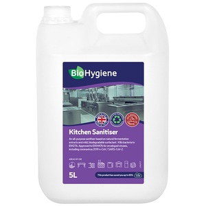 BioHygiene Kitchen Sanitiser Concentrate 5 Litre
