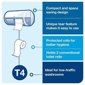 Tork Conventional Toilet Paper Roll White 35.2M