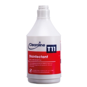Cleanline T11 Disinfectant Trigger Bottle (Empty) 750ML