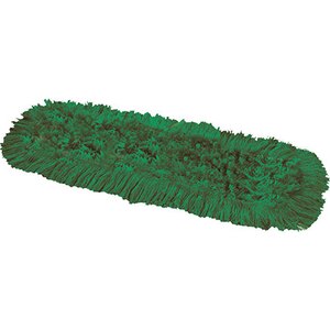 Synthetic Dual Dust Control Mop Head Green 80CM