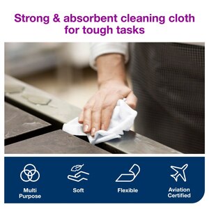 Tork Cleaning Cloth White 152M