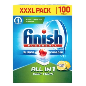 Finish Power All In One Lemon Dishwasher Tablets 100 Tablets