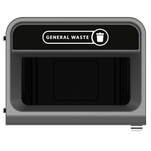 Rubbermaid Configure Container General Waste Black 125 Litre