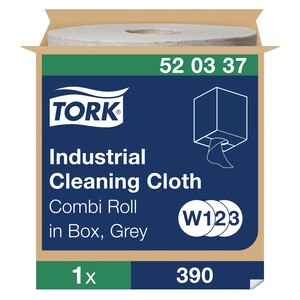 Tork Industrial Cleaning Cloth Roll Grey 148.2M