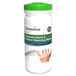 Cleanline Industrial Hand & Surface Cleaning Wipes (Tub 200)