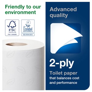 Tork Conventional Toilet Paper Roll T4 White 200 Sheet