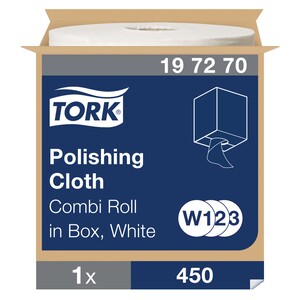 Tork Polishing Cleaning Cloth White 171M