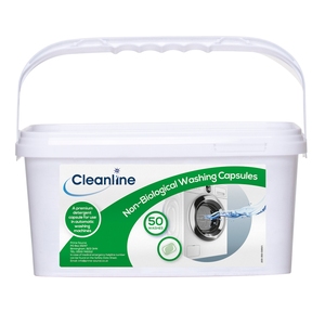 Cleanline Non-Biological Washing Capsules Pack of  50