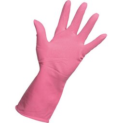 KeepCLEAN Rubber Household Glove Red Small