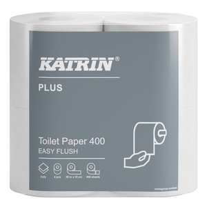 Katrin Plus Toilet Roll 2Ply EasyFlush 300 Sheet (Case 20)