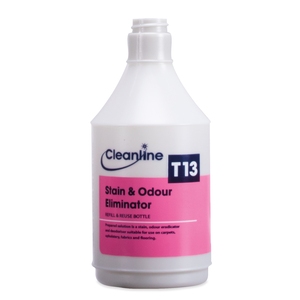 Cleanline T13 Stain & Odour Eliminator Trigger Bottle (Empty) 750ML