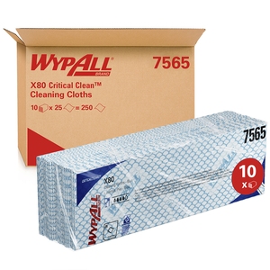 WypAll X80 Colour Coded Cleaning Blue