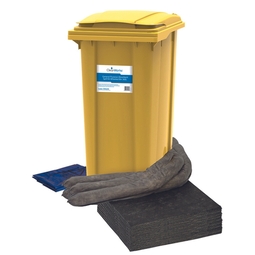 CleanWorks General-Purpose Spill Kit Wheeled Bin 360 Litre